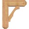 Ekena Millwork Balboa Craftsman Smooth Bracket w/ Offset Brace, Western Red Cedar, 7 1/2"W x 22"D x 26"H BKT0806X22X26BOA04SWR - alternate 2